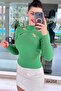 Open Neckline Knitwear Bodysuit 6K254 - 2