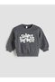 Vizyon New Season Crew Neck Polka Dot Girls' Sweatshirt