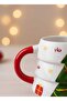 Christmas Pine Tree Mug Hand Embroidered Special Design Handmade Ceramic Mug - 2