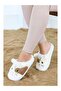 Women's House Slippers with Cat Embroidery Detail - 2
