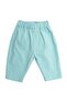 Turquoise Winter Baby Boy Pants with Velvet Elastic Waist - 2
