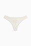 Embroidered thong briefs