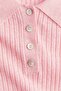 Rib-knit polo shirt - 2