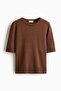 Fine-knit cashmere top