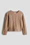 Embellished cable-knit jumper - 3