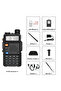 جهاز إرسال واستقبال محمول متين UV-5R، لاسلكي ثنائي الاتجاه، نطاق مزدوج، إضاءة LED، قابل لإعادة الشحن - 3