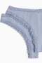 2-pack cotton Brazilian briefs - 2