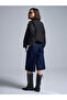 72084 100% Cotton Bermuda Shorts-Navy Blue - 2