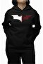 Oversized Batman and Joker Printed Hooded Sweatshirt, Unisex Movie Themed Hoodie - 2
