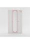 Kitty 3-Door Kids Wardrobe with Mirror - White & Pink, Engineered Wood, 6 Shelves, 2 Year Warranty - 2