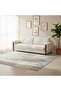 Oboro 3 Seater Fabric Sofa - Beige, Stylish & Durable Wood Frame, 2 Year Warranty, 231x98x71cm