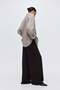 Wide jersey trousers