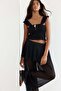 Skirt-layered mesh trousers - 2