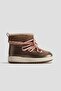 Warm-lined snow boots