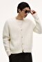 Loose Fit Alpaca-blend cardigan - 5