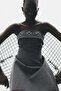 Rhinestone-embellished bandeau dress
