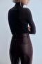 Flared coated trousers - 4
