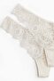 2-pack lace thong briefs - 2