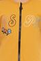 Girl's Crew Neck Pigment Printed Winter Regular Fit Yellow Jumpsuit Us947-C-V2 - 3