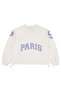 Paris Printed 10-13 Years Old Sweatshirt - Ecru 11-12 Years Old
