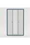 Knight 3-Door Kids Wardrobe with Mirror - White/Teal Blue, Engineered Wood, 6 Shelves, 2-Yr Warranty - 3