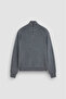 Men's Knitted Wool Zipped Sweater - 5