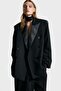 Double-breasted tuxedo blazer - 3