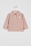 Base. Polo Assn Licensed Classic Powder Baby Long Sleeve Collared Sweatshirt