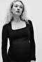 MAMA Square-neck top - 2