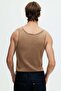 Slim Fit Ribbed vest top - 2