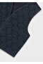 Girl's Navy Blue Quilted Denim Vest 7319 - 4