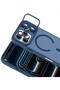 Apple iPhone 17 Pro Compatible Metal Stand Button Matte Lens Gift Nevada Case Phone Case - 3