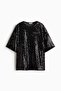 Oversized sequined top - 5