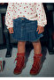 Navy Blue Girl's Denim Skirt 4901 - 3