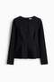 Jersey peplum top - 2