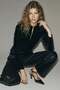 Turtleneck velour top