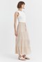 Women's Elastic Waist Long Skirt - 4