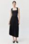 Women's Elastic Waist Pleated Skirt