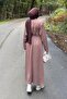 Arma Detailed Dress Soft Brown - 4