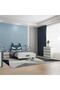 Knight 2-Drawer Kids Nightstand - White, Teal & Blue - Stylish Engineered Wood Furniture - 6