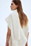 Scarf-collar sweater vest - 2