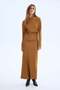 Draped midi dress - 3