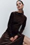 MAMA Glittery velour dress - 2