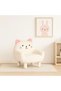 Kitty Kids Chair - White & Pink, Wooden & Fabric, 1-Seater, 58x58x63cm, 2-Year Warranty