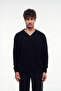 Basic V-Neck Knit Sweater