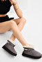 Women's Smoked Thick Poly Sole Fur Detailed Suede Look Casual Boots - 5