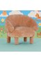 Giggles Kids Chair - Pink Fabric & Wood, 1-Seater, 57x45.5x48cm, 2-Year Warranty, Fun & Stylish - 3