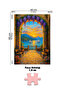 1000 Piece Puzzle Sunset Overarching Bridgeway + 230 Piece Military High School with Tower + Puzzle Adhesive - 2