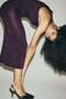 Draped one-shoulder dress - 3