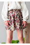 Red Girls' Tiered Skirt 4902 - 2